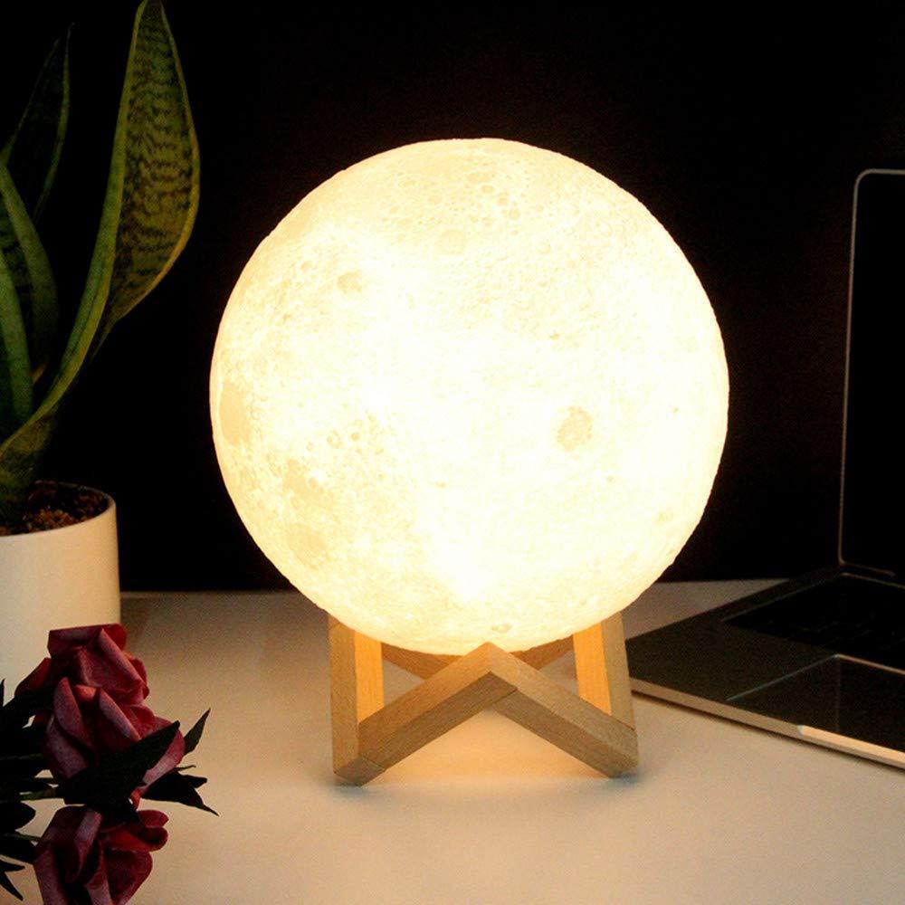 3D Rechargeable Moon Lamp