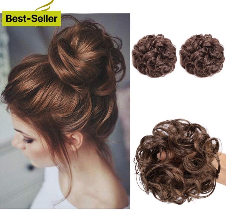 Premium Messy Rose Bun Scrunchie