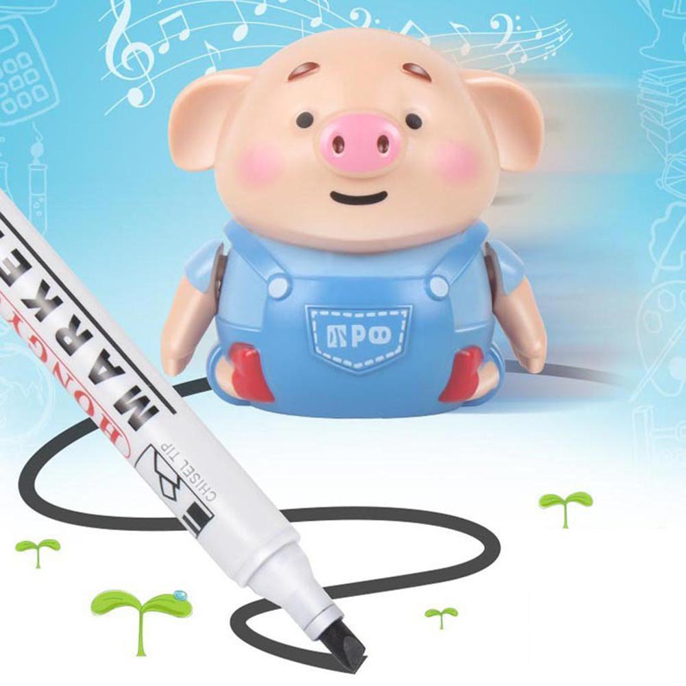 Mini Electric Cute Pig Robot Pen