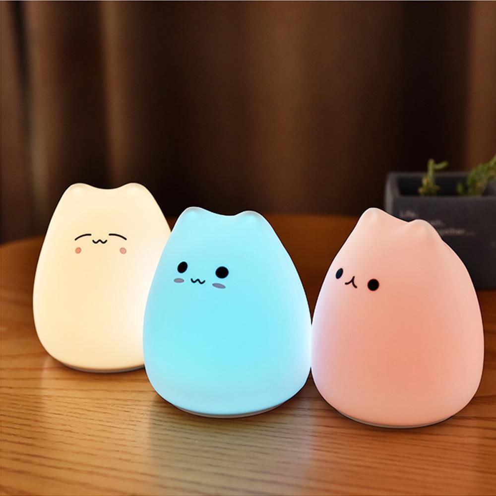 Cute Cat LED Night Lamp